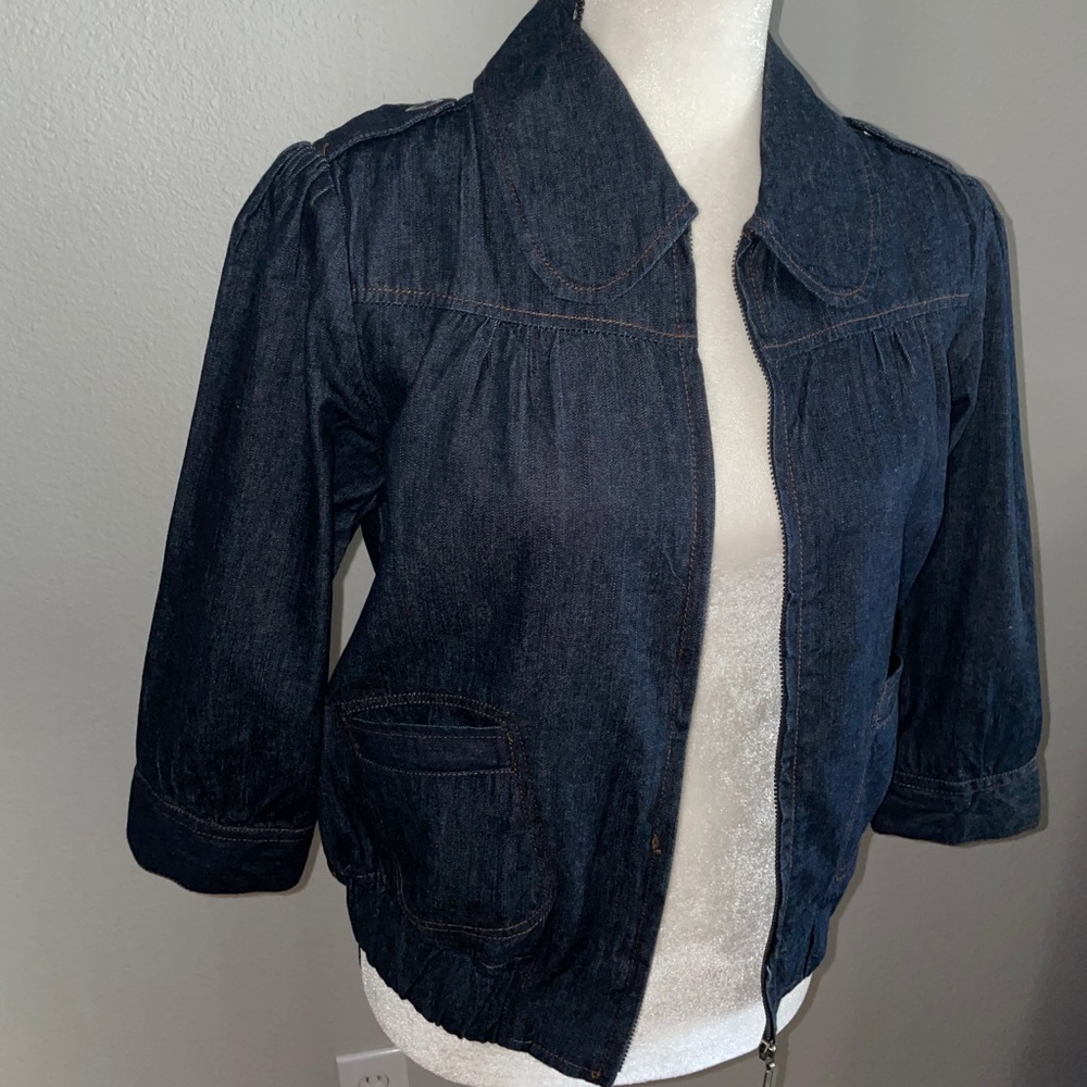 Denim Bomber style jacket